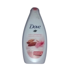 Dove  purely pampering nourishing showergel  almond  cream with  hibiscus 500ml